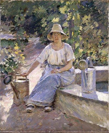 Theodore Robinson The Watering Pots Germany oil painting art